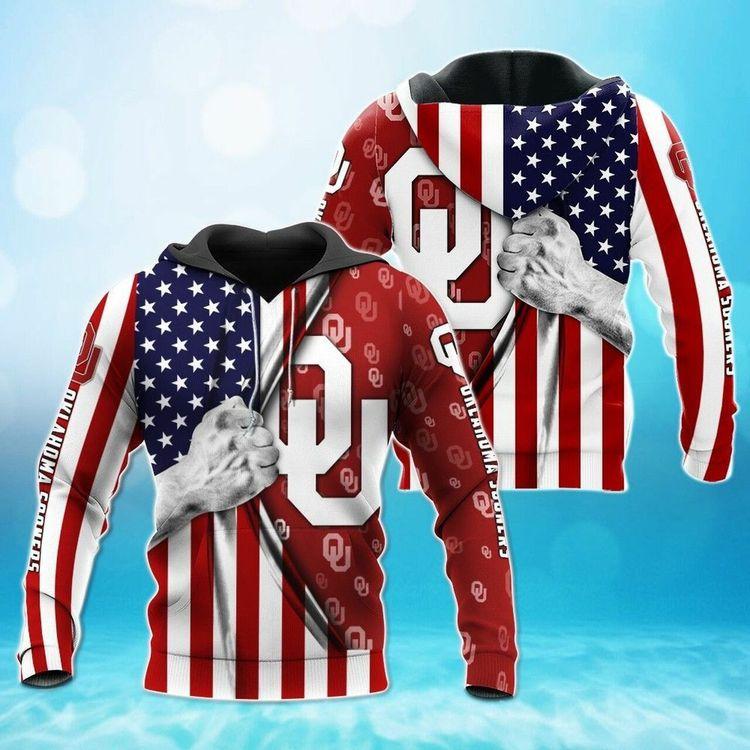 Oklahoma Sooners 3D Hoodie