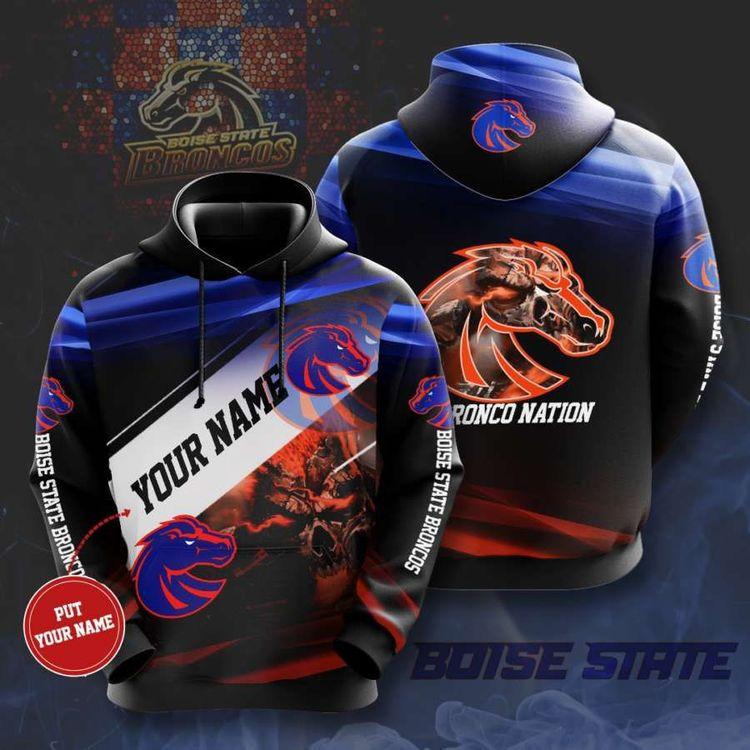Personalized Boise State Broncos No213 Custom 3D Hoodie