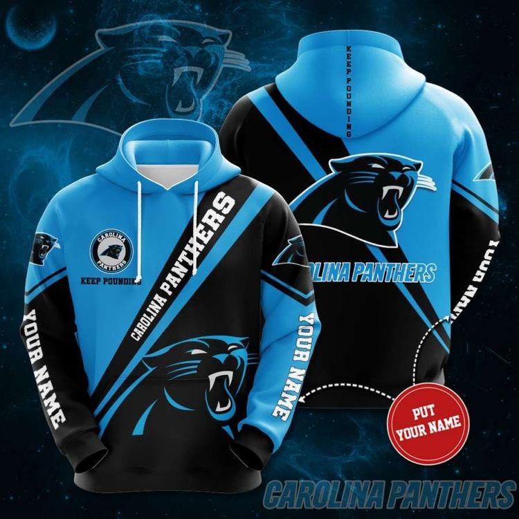 Personalized Carolina Panthers No312 Custom Ver 1 Limited 3D Hoodie