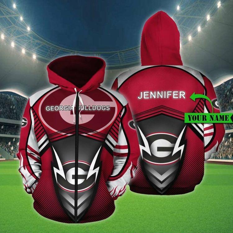 Personalized Georgia Bulldogs Custom Name 3d Ed Limited 3D Hoodie