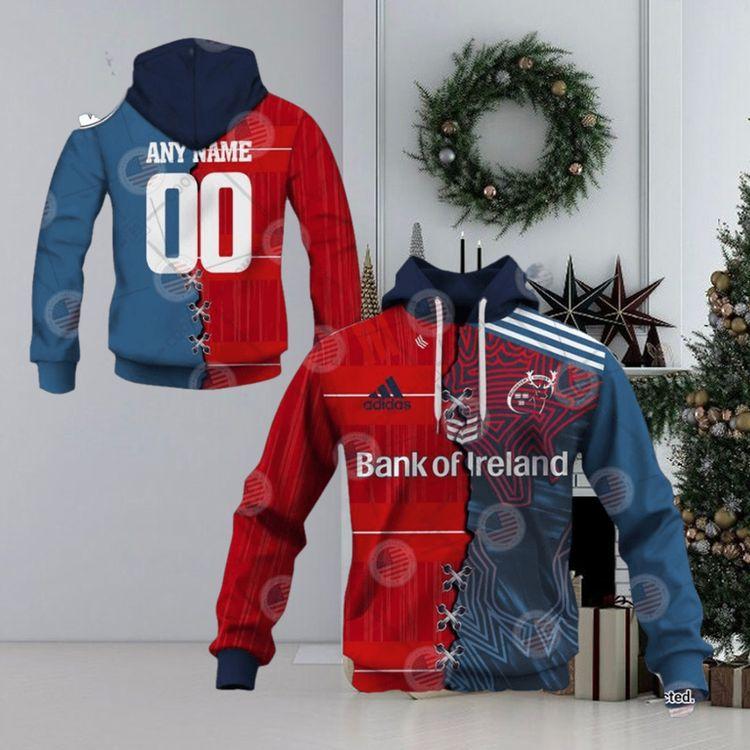 Personalized Irfu Munster Rugby Mix All Over Print Hoodie