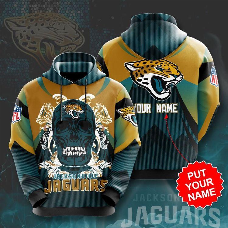 Personalized Jacksonville Jaguars No885 Custom 3D Hoodie