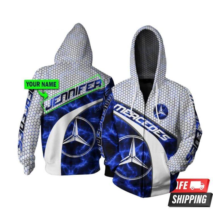 Personalized Mercedes Benz Luoi Custom Name Limited 3D Hoodie