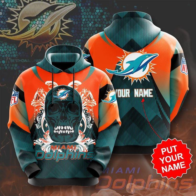 Personalized Miami Dolphins No1151 Custom Ver 1 Limited 3D Hoodie