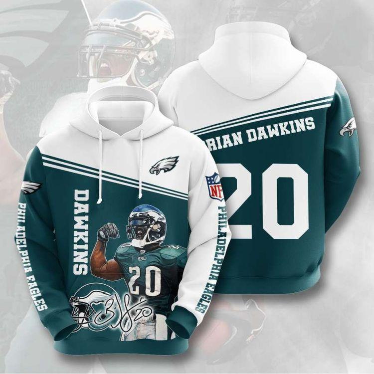Philadelphia Eagles No1578 Custom Ver 1 3D Hoodie