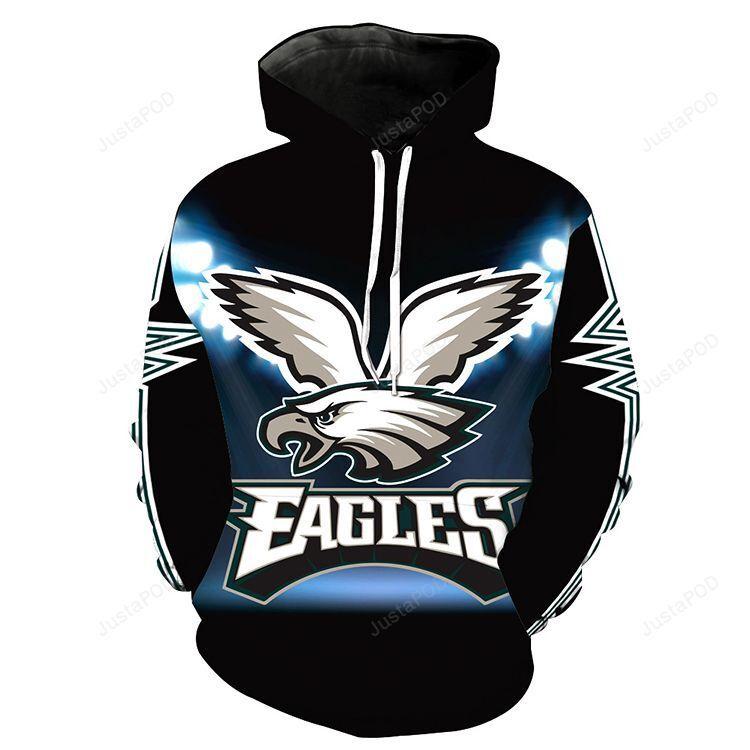 Philadelphia Eagles Style 10 All Over Print Hoodie