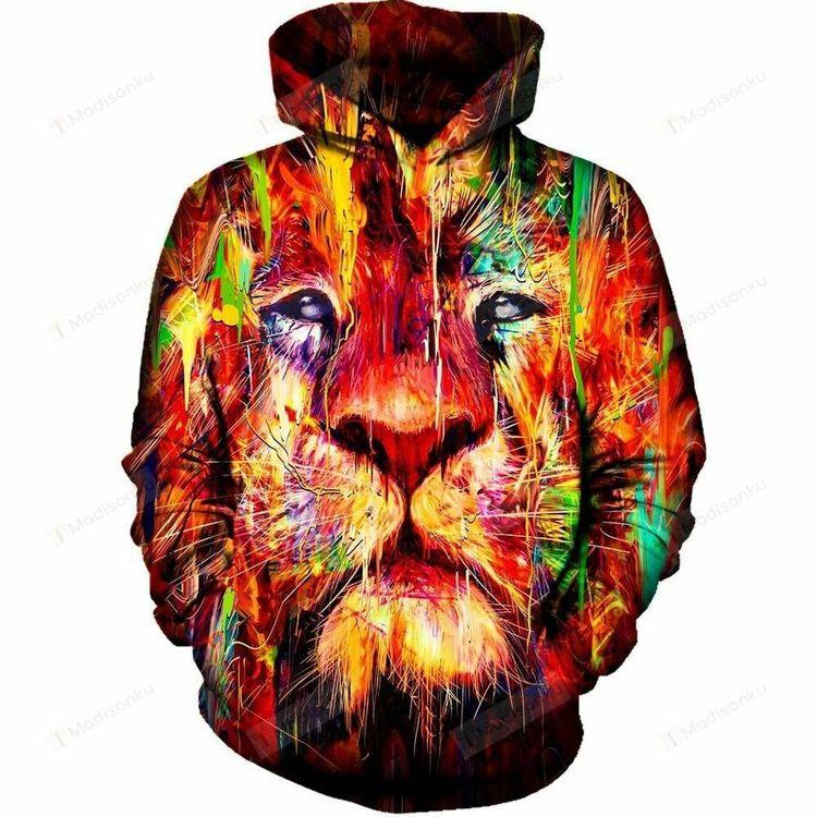Red Lion 3d 3D Hoodie