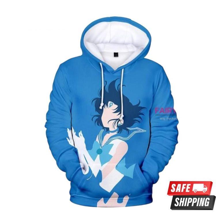 Sailor Moon Mizuno Ami 3D Hoodie