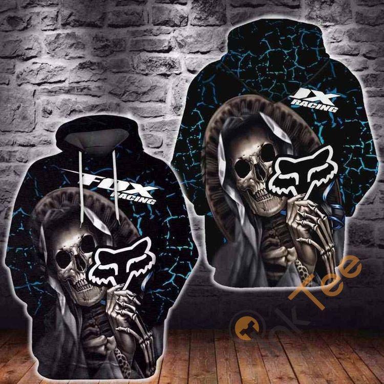 Skull Racing Fox For Fx Lover Limited 3D Hoodie