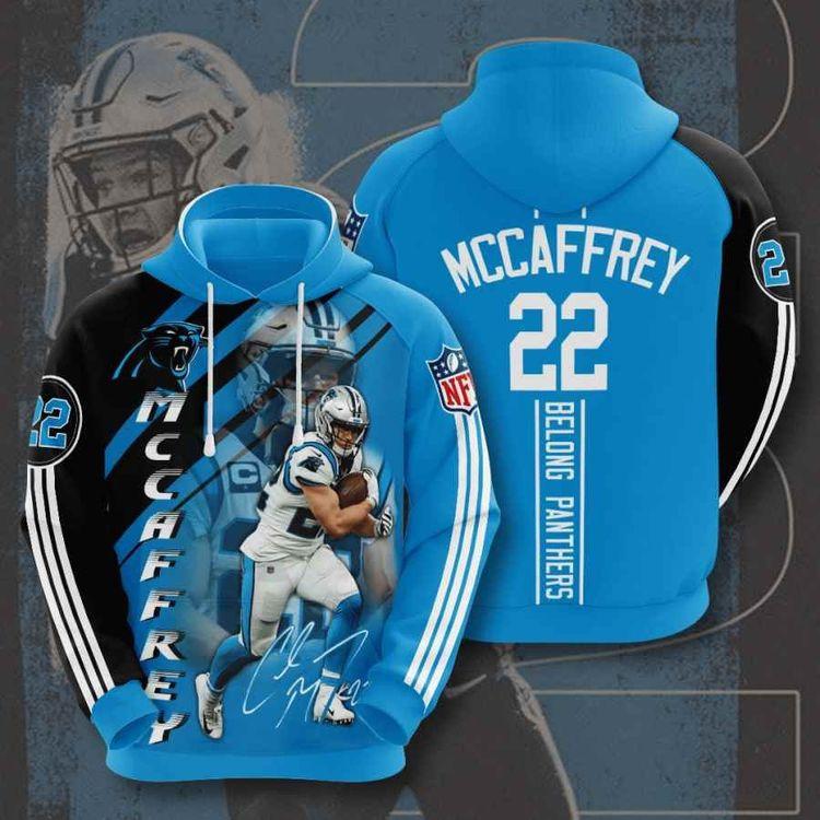 Sports American Football Nfl Carolina Panthers Christian Mccaffrey Usa 968 Limited 3D Hoodie