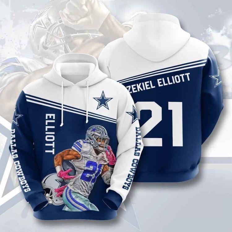 Sports American Football Nfl Dallas Cowboys Usa 475 All Over Print Hoodie