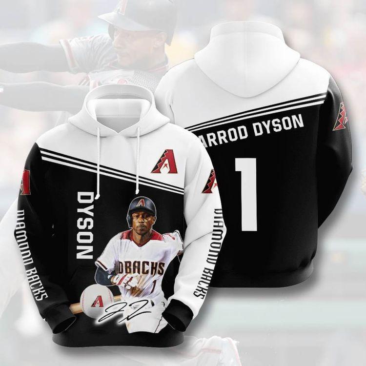 Sports Baseball Mlb Arizona Diamondbacks Jarrod Dyson Usa 694 All Over Print Hoodie