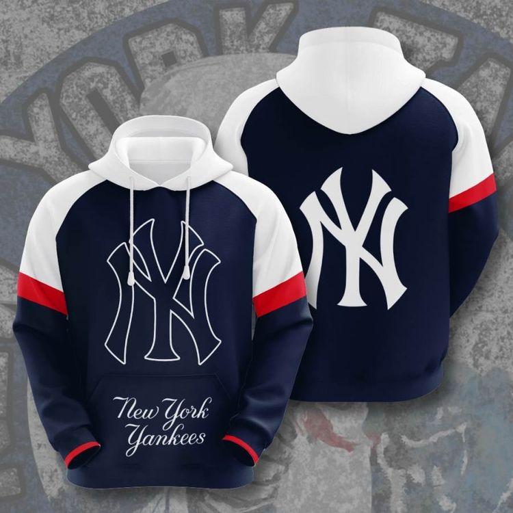 Sports Baseball Mlb New York Yankees Usa 246 Limited 3D Hoodie