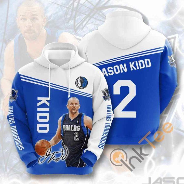 Sports Basketball Nba Dallas Mavericks Jason Kidd Usa 1001 All Over Print Hoodie