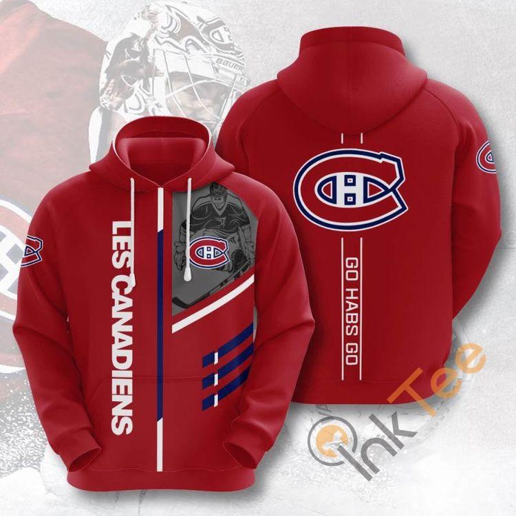 Sports Hockey Nhl Montral Canadiens Usa 223 3D Hoodie