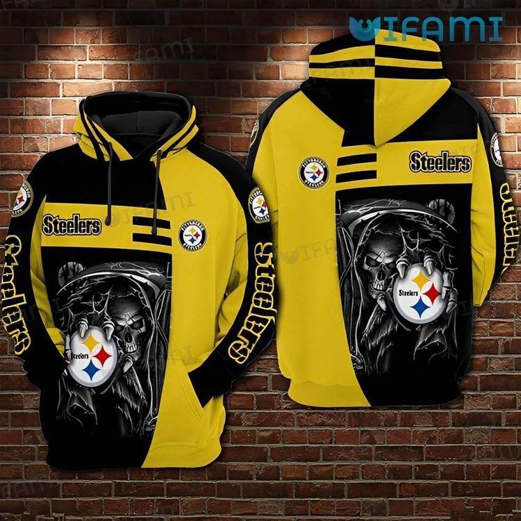 Steelers Sideline Death Holding Logo Pittsburgh Steelers Gift 3D Hoodie