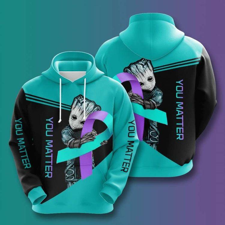 Suicide Prevention Awareness No1871 Custom All Over Print Hoodie