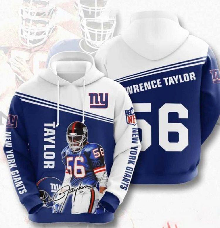 Taylor 56 Nfl New York Giants S Ver 1 3D Hoodie