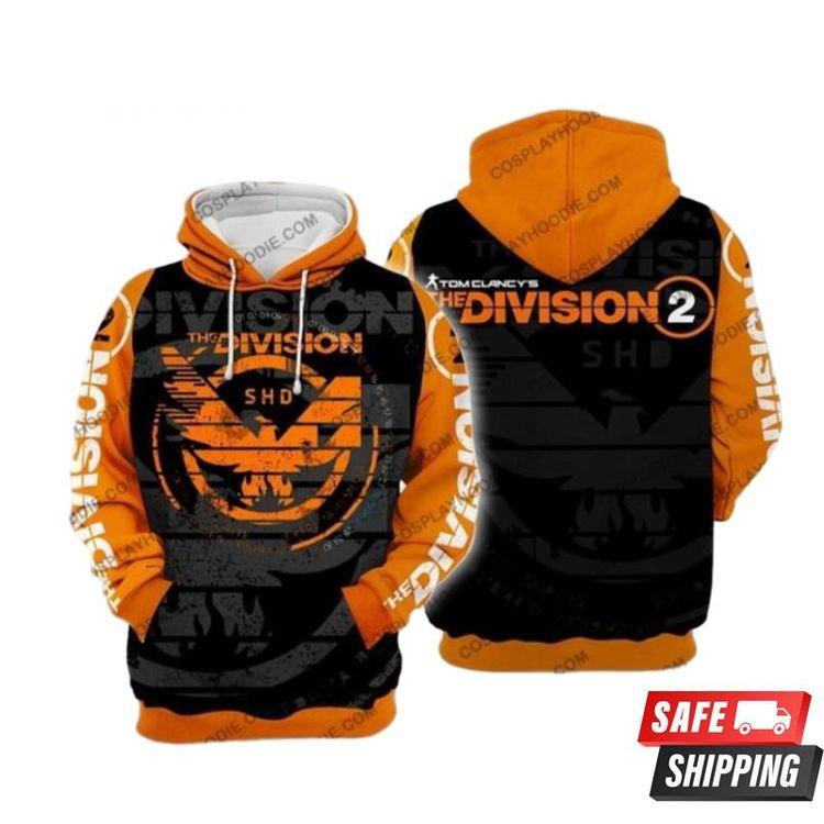 The Division Orange With Number Cosplay All Over Print Hoodie