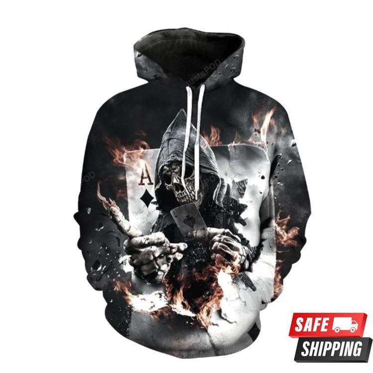 The Skull Man And Square A All Over Print Hoodie