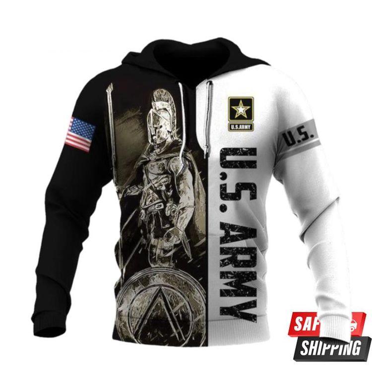 Us Spartan Army Limited 3D Hoodie