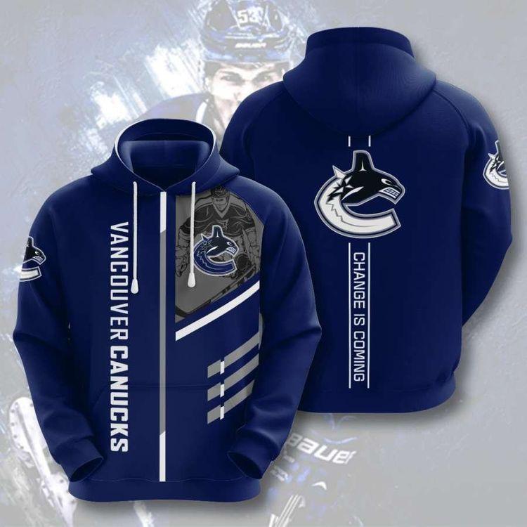 Vancouver Canucks No2064 Custom Limited 3D Hoodie