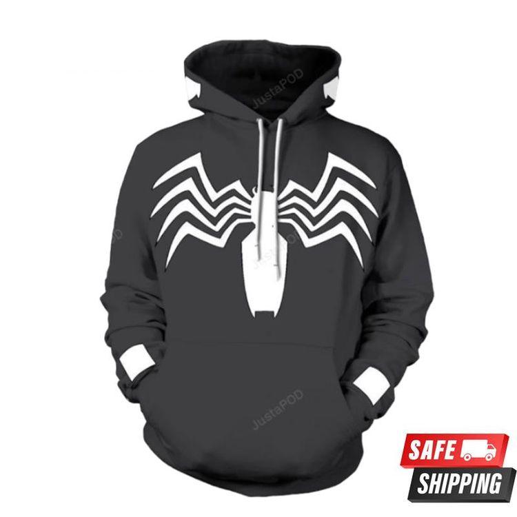 Venom Cosplay 3D Hoodie