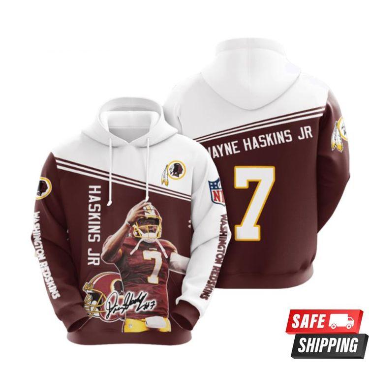 Washington Dwayne Haskins Jr Limited 3D Hoodie