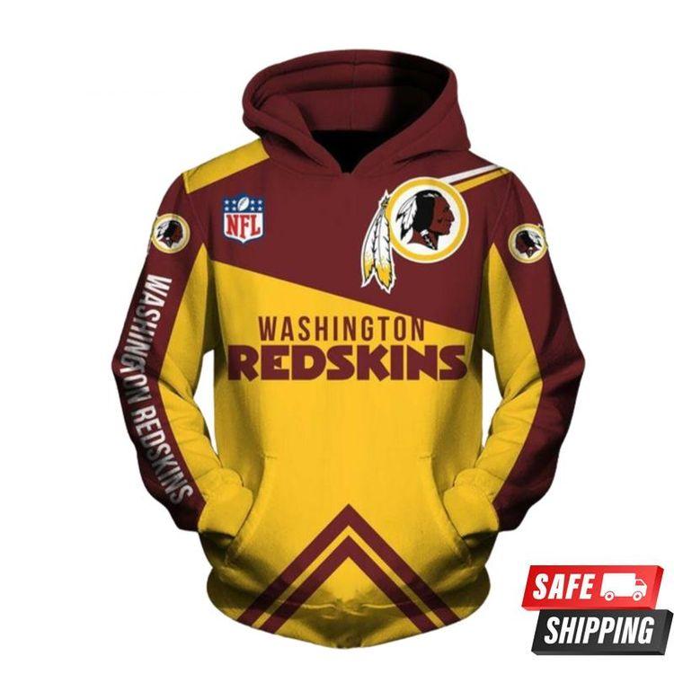 Washington Washington Nfl Washington Apparel 19096 3D Hoodie