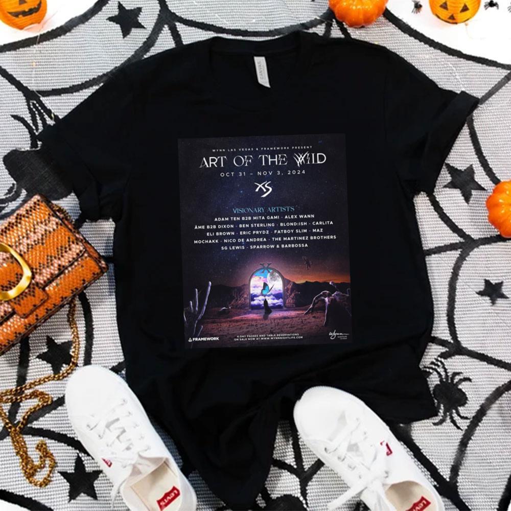 Art Of The Wild 2024 Dates Design T-shirt