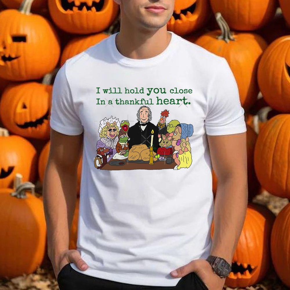 Thankful Heart Muppet Christmas Carol Graphic Printed Merch
