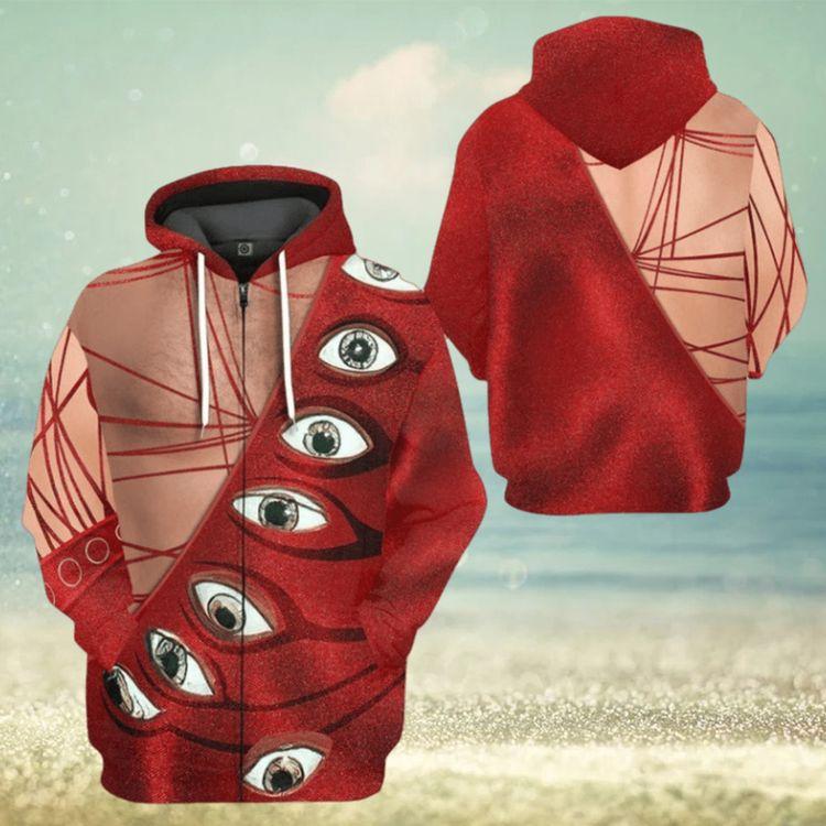 3d Freddie Mercury Eyeball Suit Custom Apparel Ver 1 All Over Print Hoodie