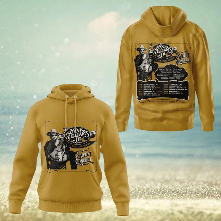 45 Years Of Family Tradition Live In Concert Hank Williams Jr 3d Unisex Ver 1 3D Hoodie