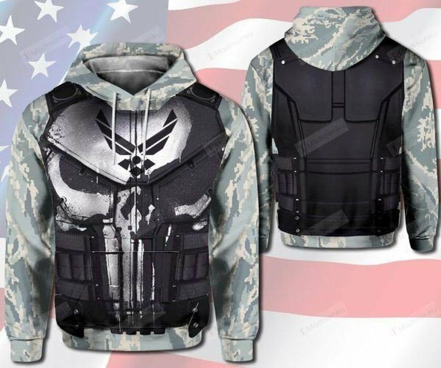 Air Force Veteran 3d 3D Hoodie