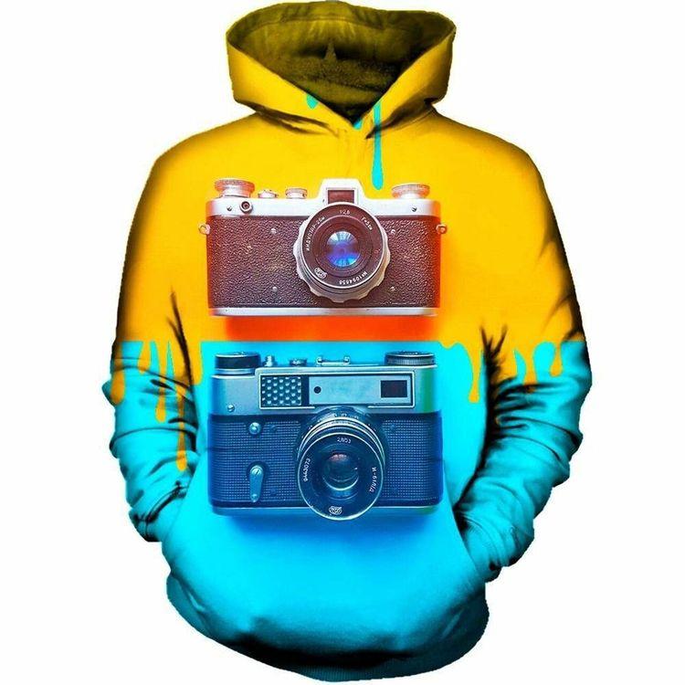 Antique Camera 3d 3D Hoodie