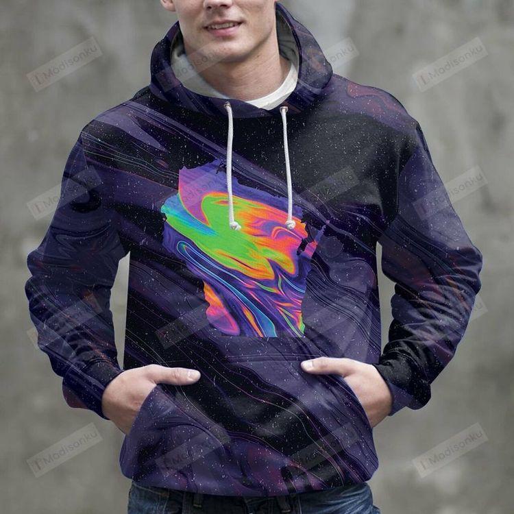 Awesome Wisconsin 3d 3D Hoodie