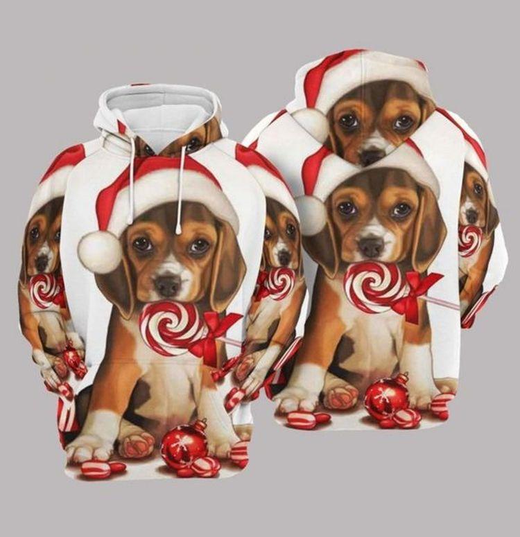 Beagle Cream Awesome Design 3d Printed Sublimation All Over Print Hoodie