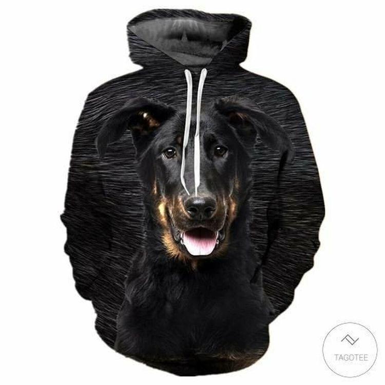 Beauceron 3d 3D Hoodie