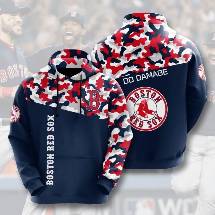 Boston Red Sox No229 Custom Ver 1 Limited 3D Hoodie