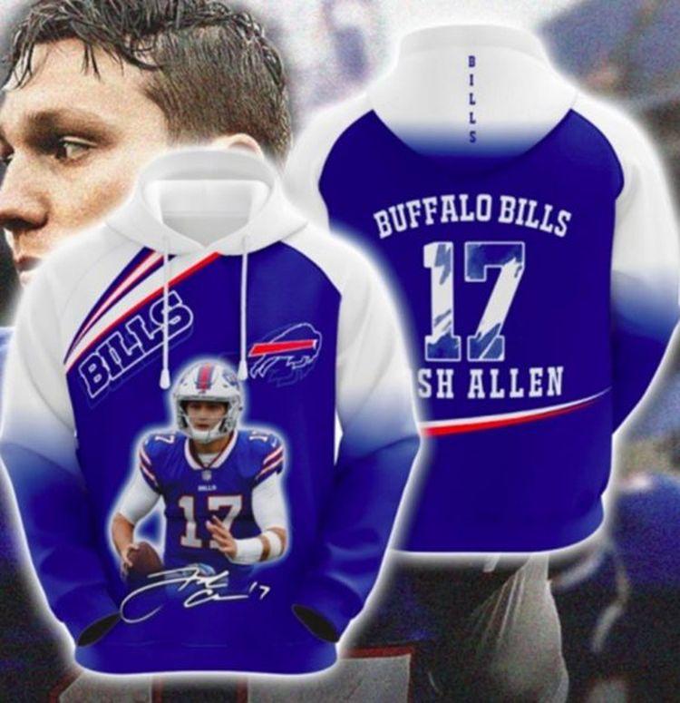 Buffalo Bills 17 Limited 3D Hoodie