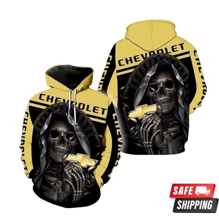 Chevrolet Skeleton Maiden All Over Print Hoodie