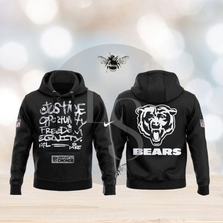 Chicago Bears Nfl Justice Opportunity Equity Freedom All Over Print Hoodie