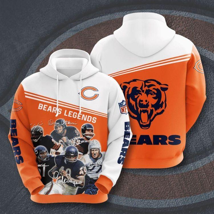 Chicago Bears No330 Custom 3D Hoodie