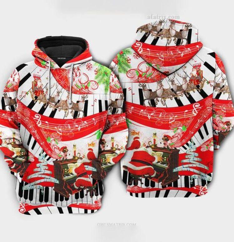 Christmas Love Music 3D Hoodie