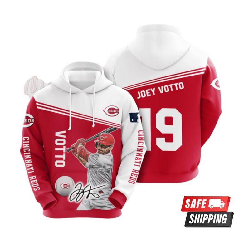 Cincinnati Reds Joey Votto Limited 3D Hoodie