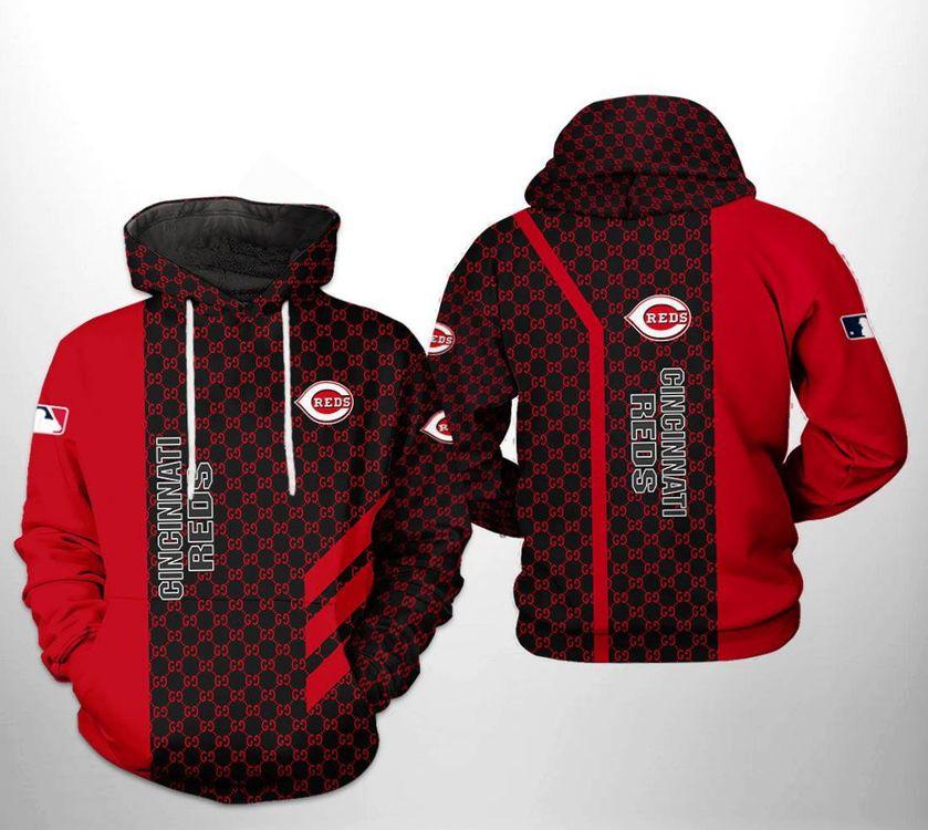 Cincinnati Reds Mlb Limited 3D Hoodie
