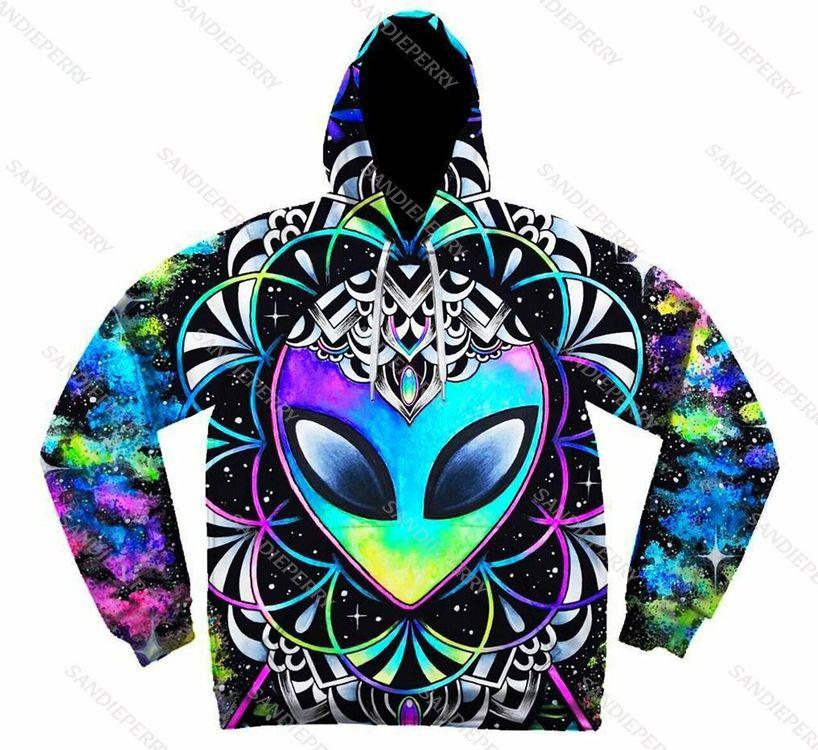 Conscious Cosmos Mandala All Over Print Hoodie