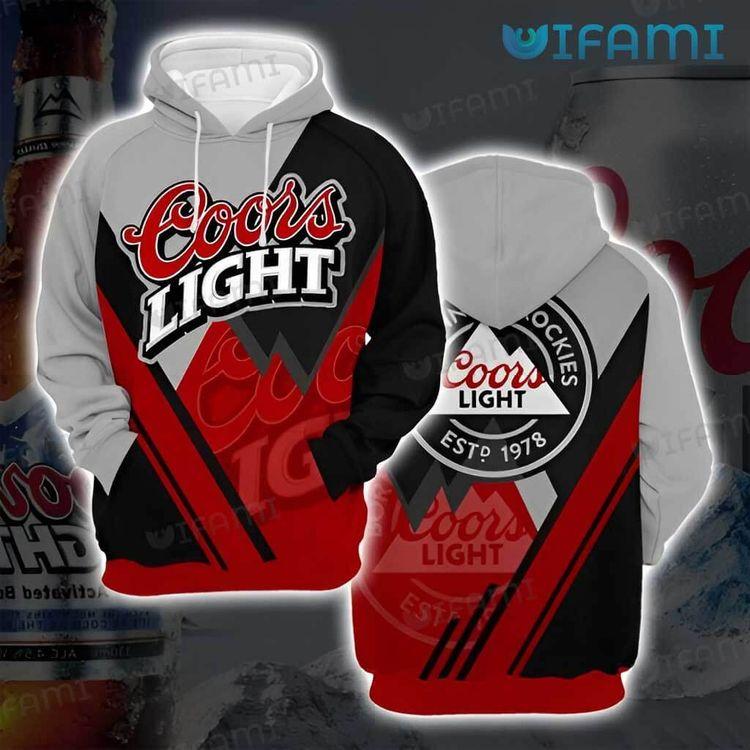 Coors Light Born In The Rockies Est 1978 Beer Lovers Gift 3D Hoodie