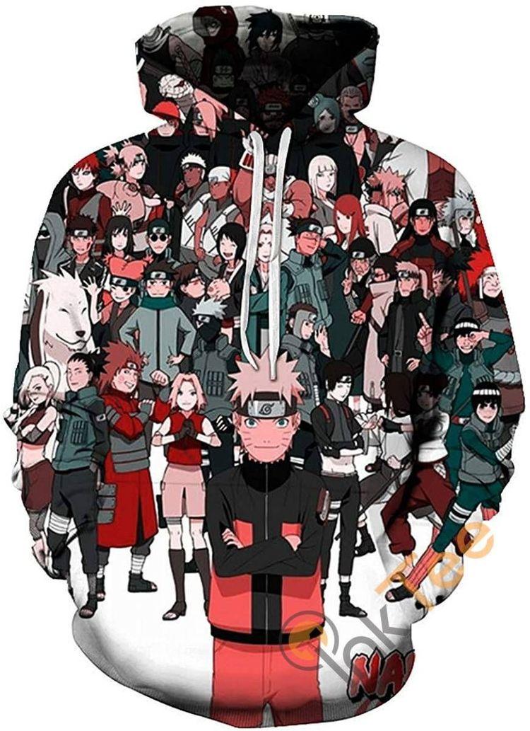 Cosplay Naruto Print Pullover With Front Pocket Sku72 Limited 3D Hoodie