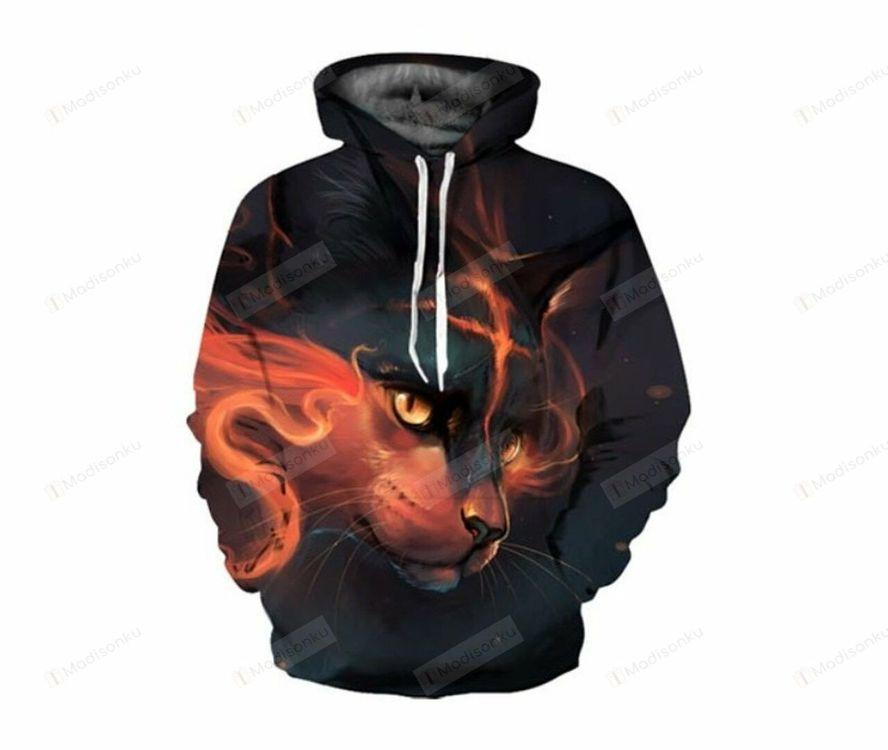 Creative Colorful Wild Cat Paint 3d Limited 3D Hoodie